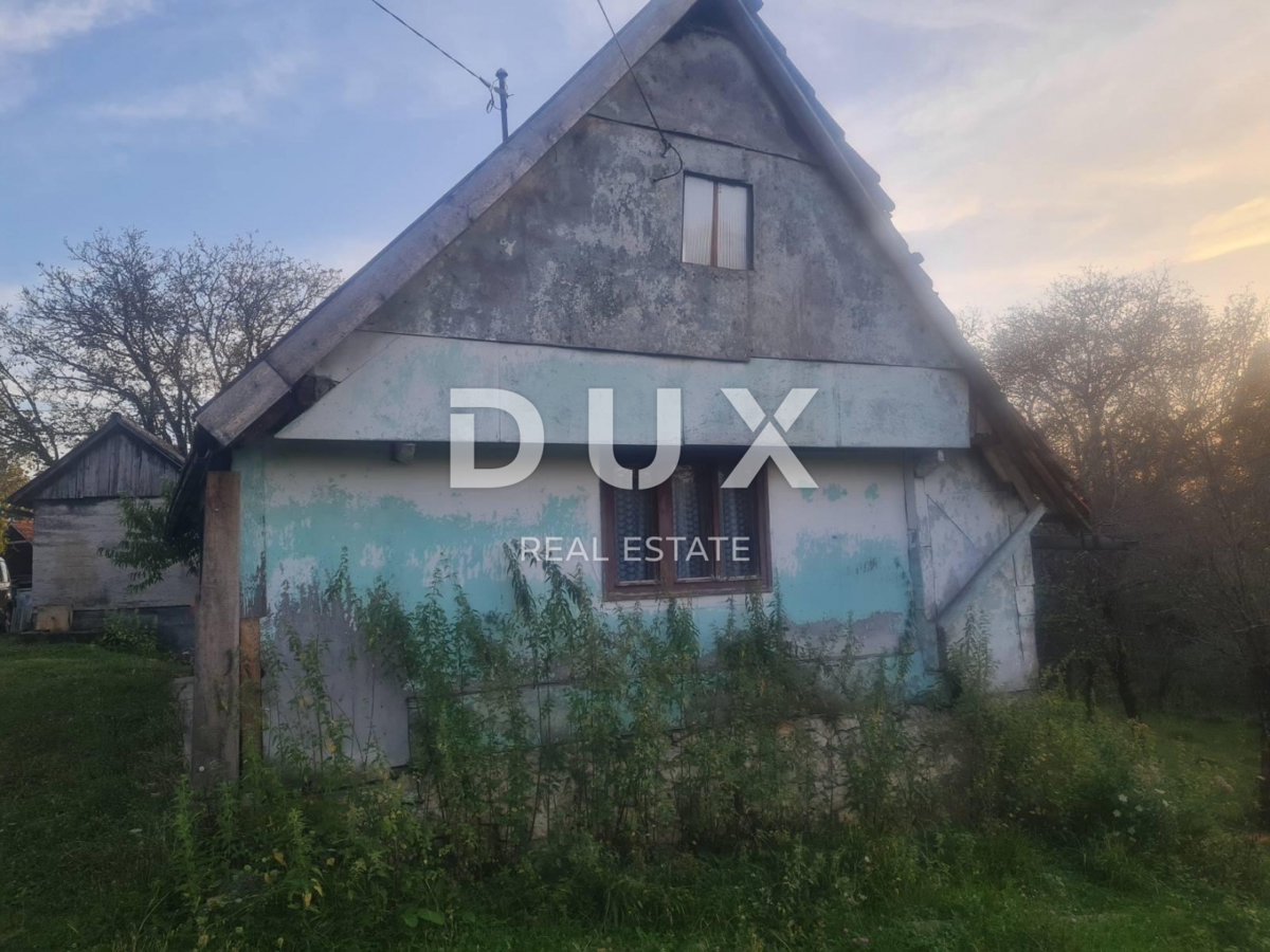 LIKA, DUBRAVE - starinska hiša z velikim vrtom