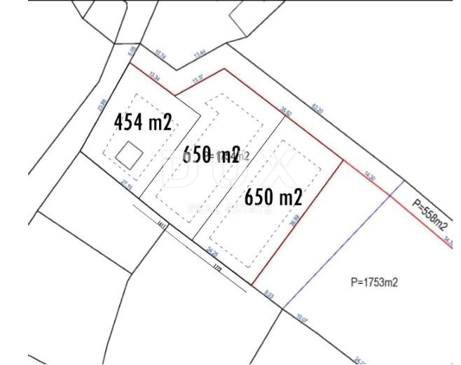 ZADAR, MURVICA - Gradbeno zemljišče na mirni lokaciji! - 650m²