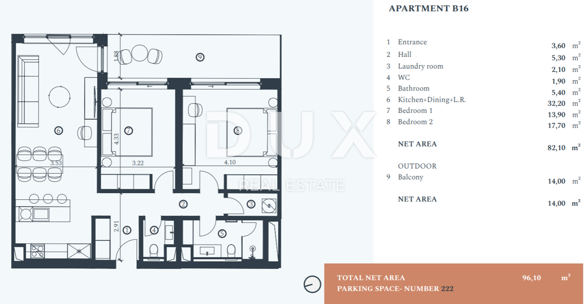 Stanovanje Savudrija, Umag, 103,60m2