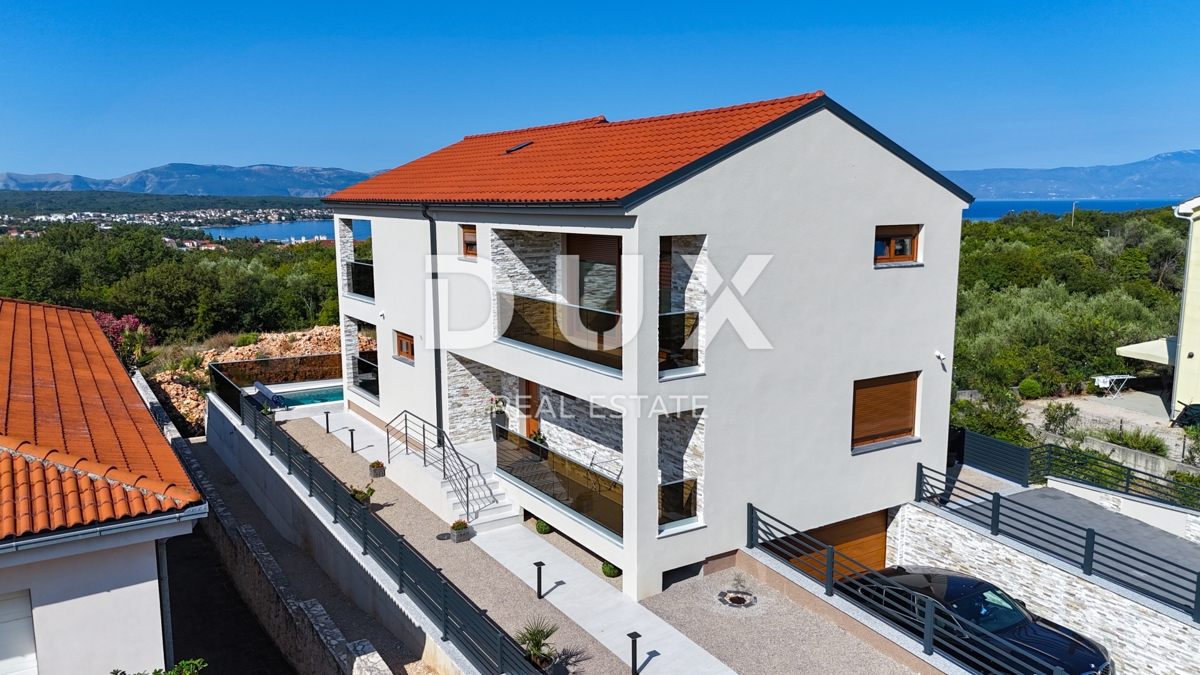 OTOK KRK, MALINSKA - Moderna vila, ki ima vse. In še malo več.