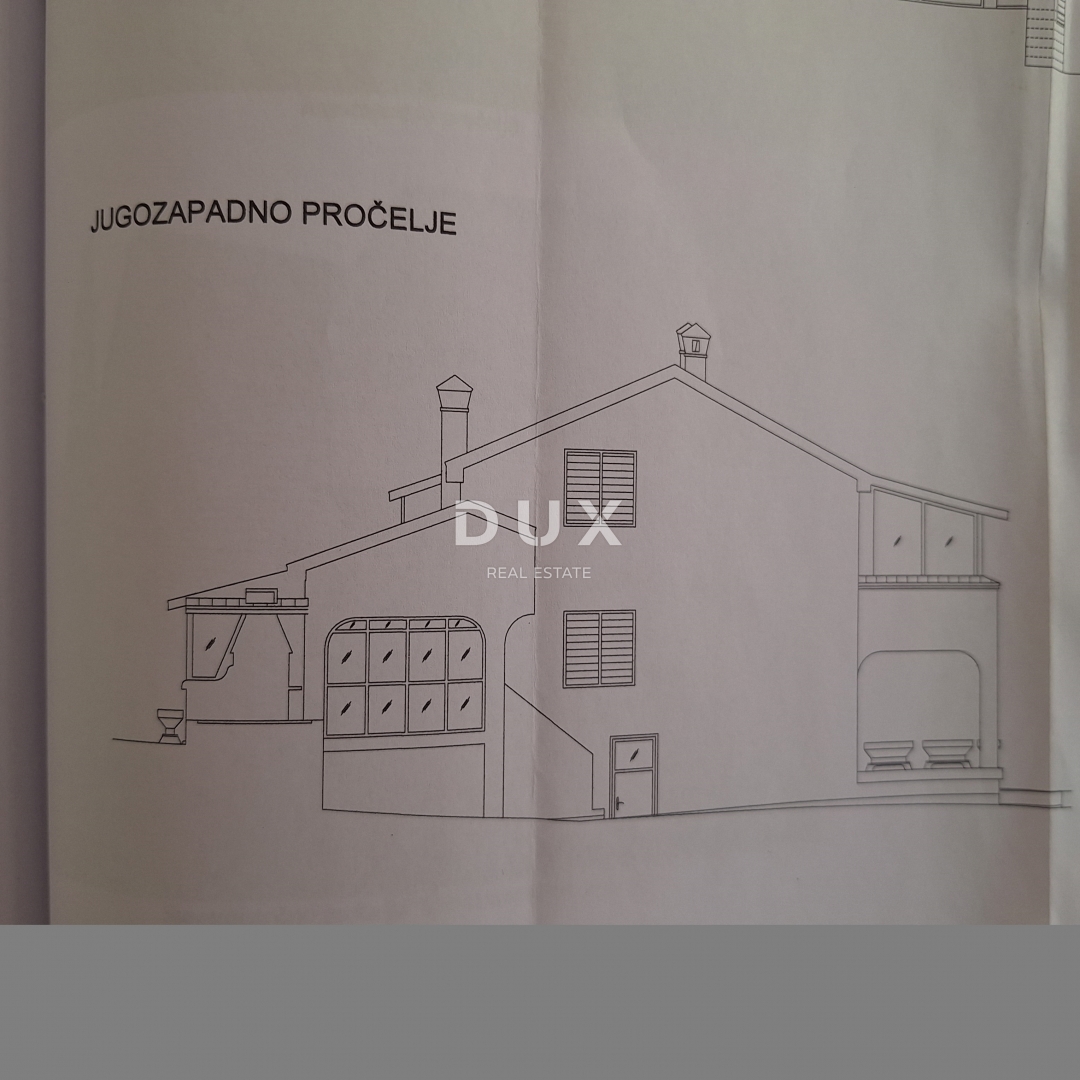 OTOK KRK, ZALIV SOLINE - Samostojna hiša 100 m od morja