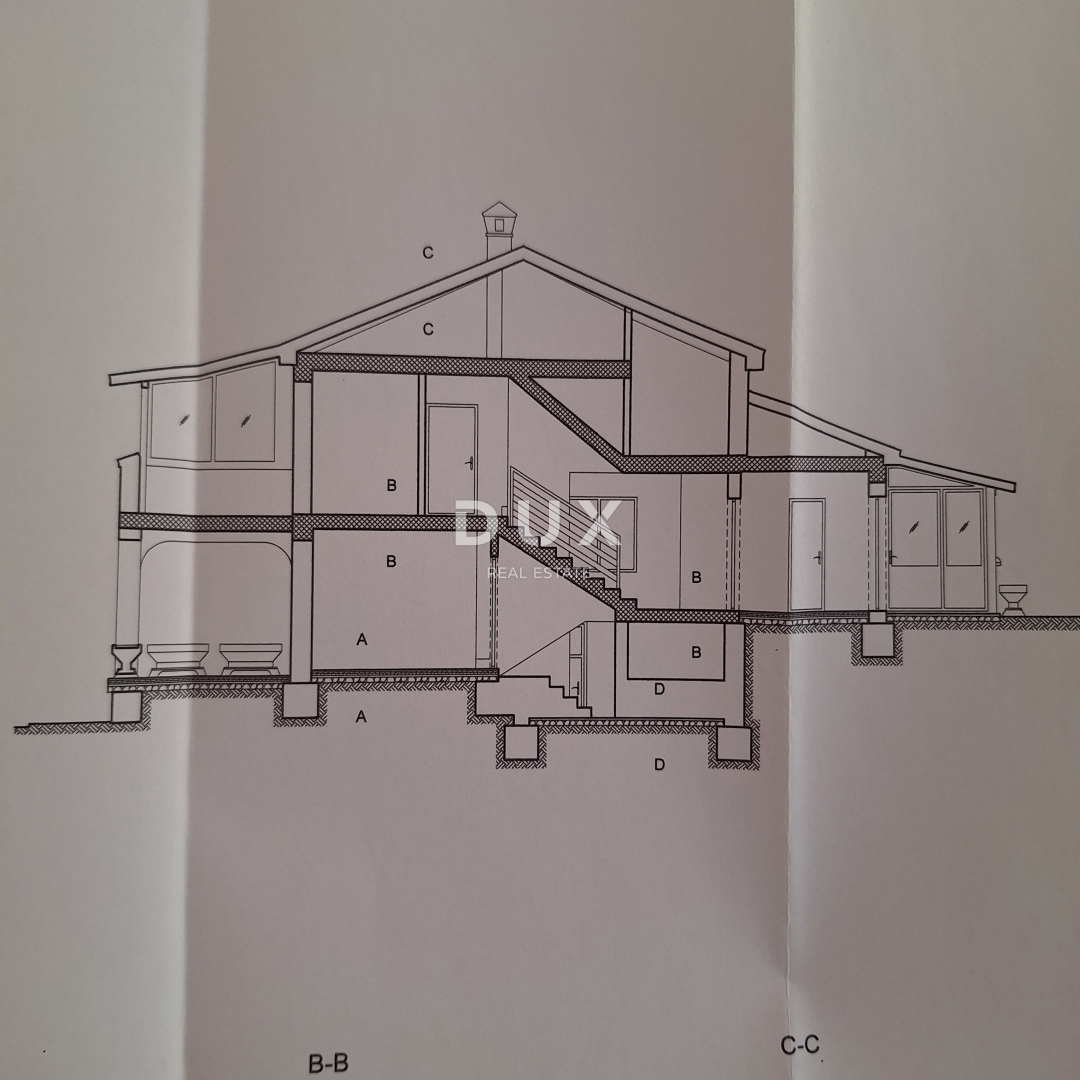 OTOK KRK, ZALIV SOLINE - Samostojna hiša 100 m od morja