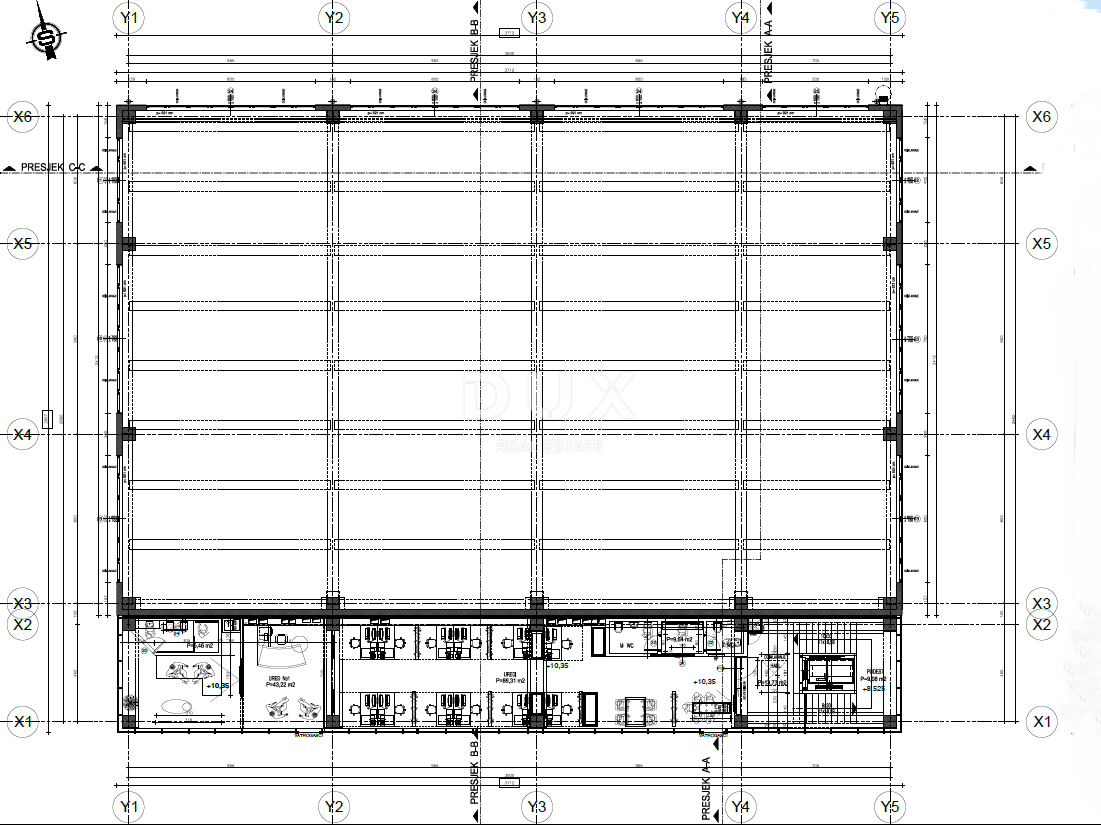 RIJEKA, KUKULJANOVO – Novo – 2350 m2 veliko zemljišče v središču industrijske cone z gradbenim dovoljenjem