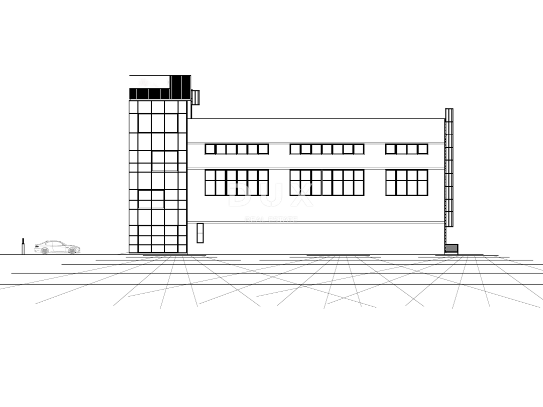 RIJEKA, KUKULJANOVO – Novo – 2350 m2 veliko zemljišče v središču industrijske cone z gradbenim dovoljenjem