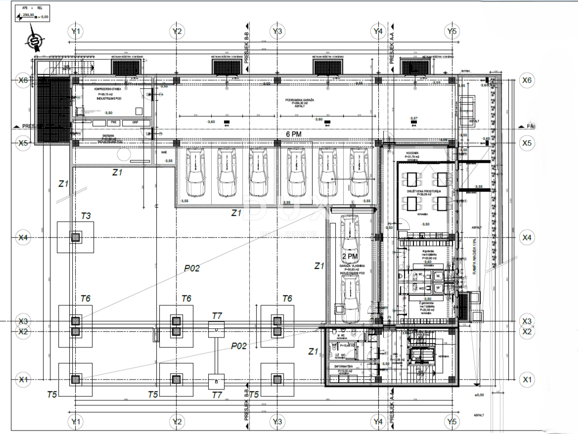 RIJEKA, KUKULJANOVO – Novo – 2350 m2 veliko zemljišče v središču industrijske cone z gradbenim dovoljenjem