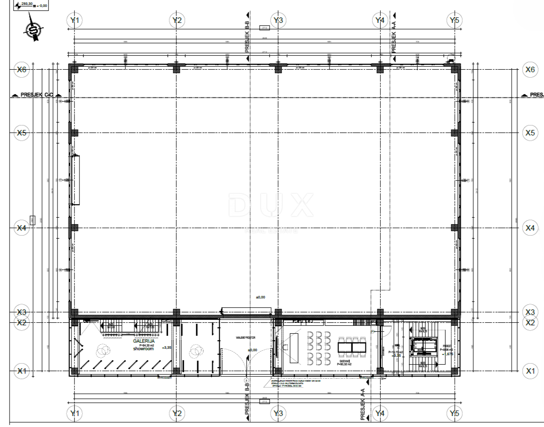 RIJEKA, KUKULJANOVO – Novo – 2350 m2 veliko zemljišče v središču industrijske cone z gradbenim dovoljenjem
