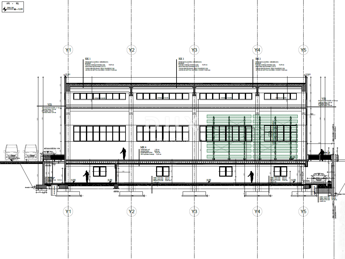 RIJEKA, KUKULJANOVO – Novo – 2350 m2 veliko zemljišče v središču industrijske cone z gradbenim dovoljenjem