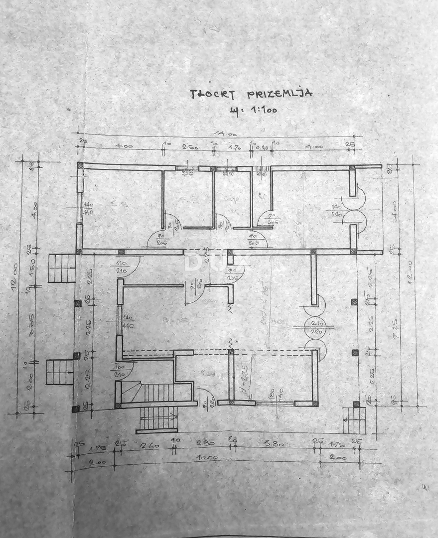 PAŠMAN, NEVIĐANE - Hiša za prenovo 100 m od morja