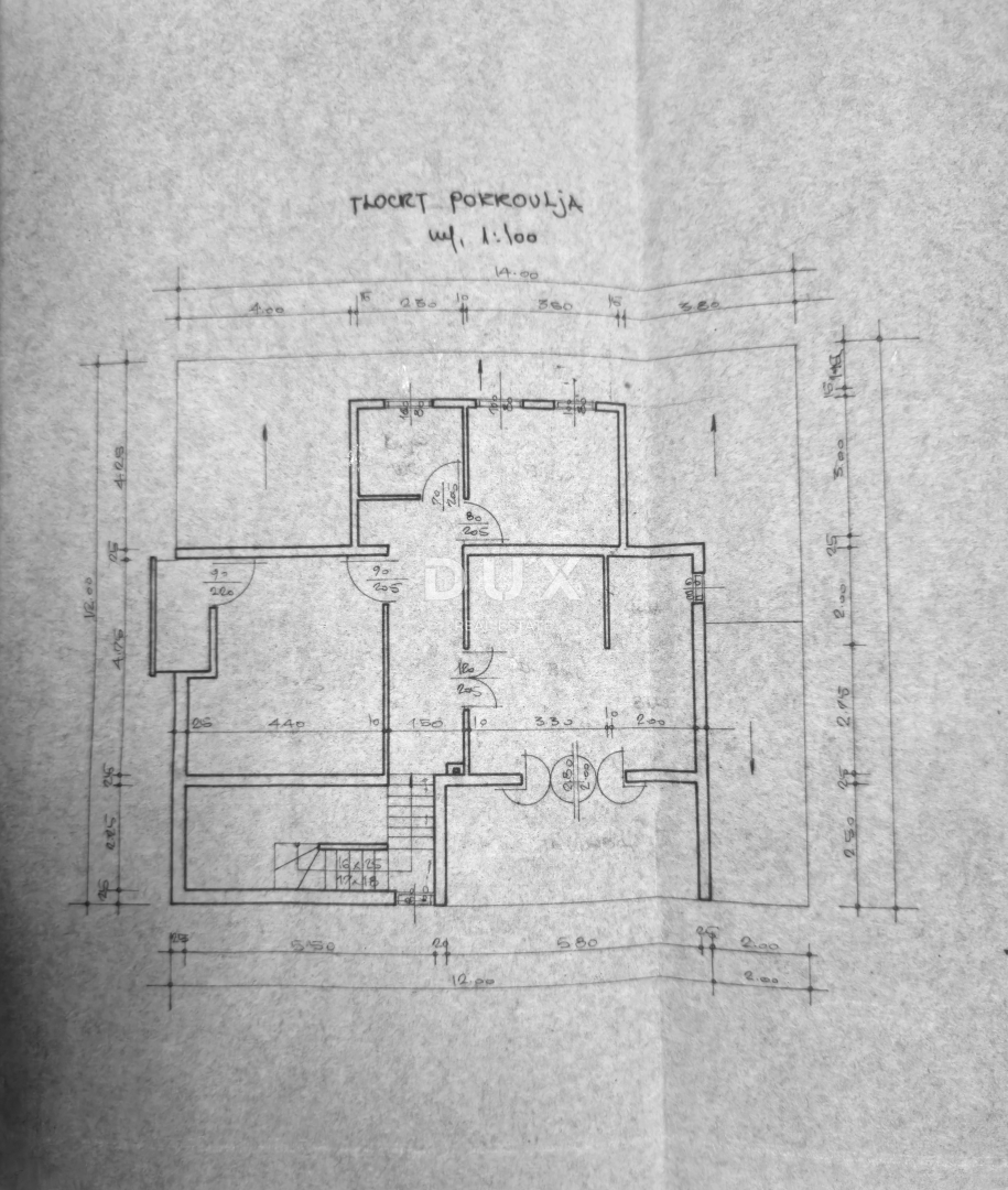 PAŠMAN, NEVIĐANE - Hiša za prenovo 100 m od morja