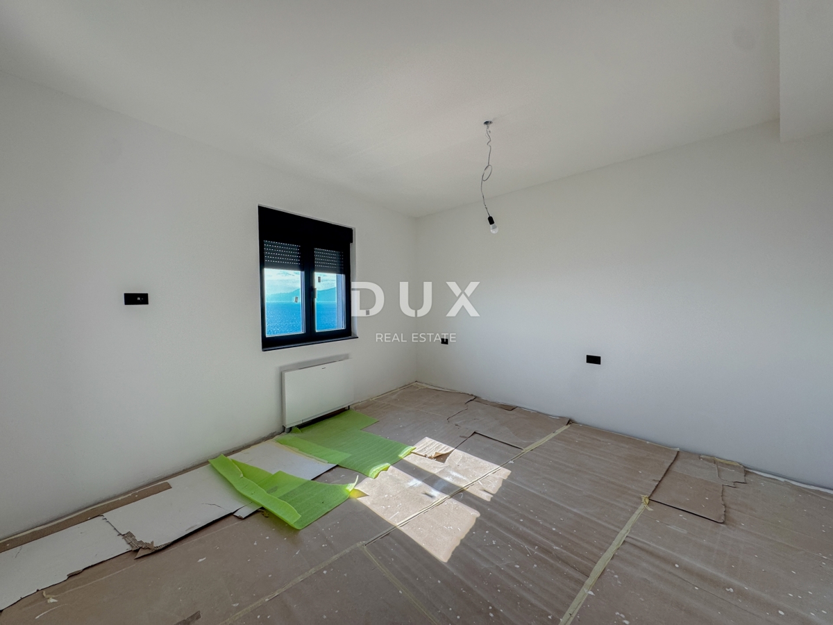 RIJEKA, KANTRIDA - 134 m2 veliko stanovanje v luksuzni novogradnji le 250 metrov od morja z garažo in panoramskim pogledom na morje