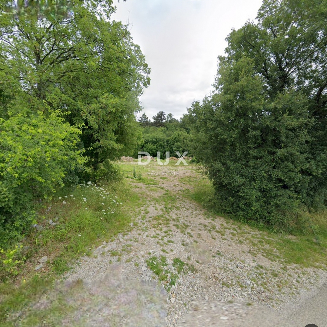 RIJEKA, GROBNIK - zazidljivo zemljišče 1650m2 za družinsko hišo/stanovanja/hiše za najem ali počitniško hišo z bazenom