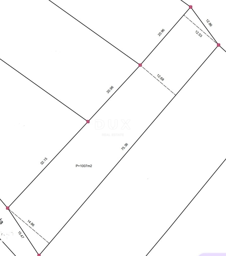 ZADAR, PRIVLAKA - Zazidljivo zemljišče 150 metrov od morja!