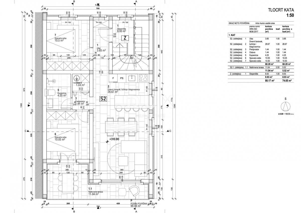 ISTRA, ROVINJ - Dvosobno stanovanje v novogradnji