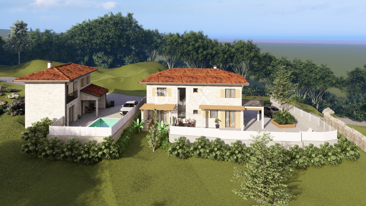 ISTRA, MOMJAN – DVA KAMNITA OBJEKTA S PROJEKTOM