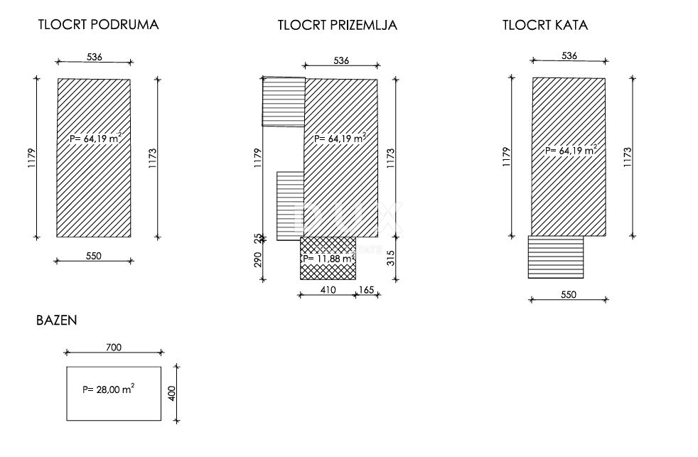 ISTRA, MOMJAN – DVA KAMNITA OBJEKTA S PROJEKTOM