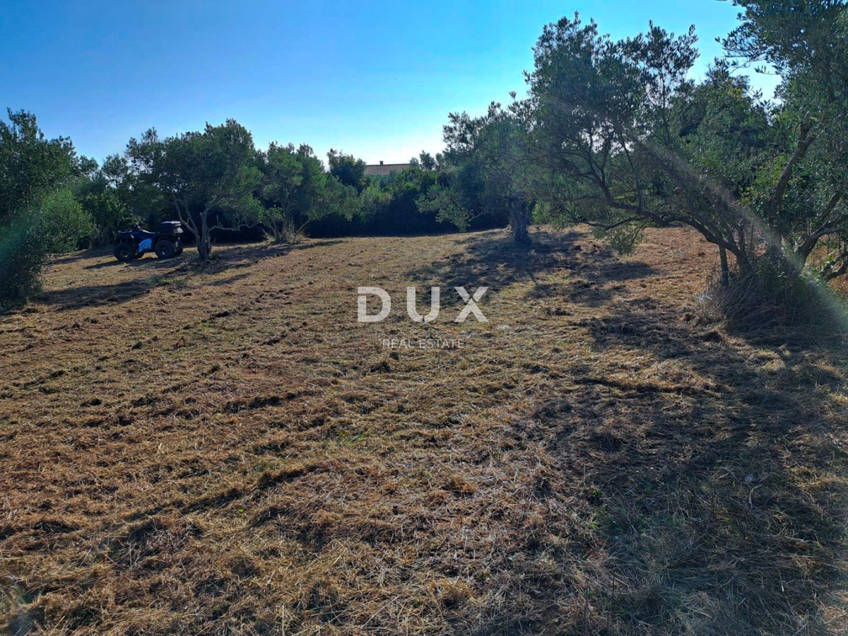 OTOK PAŠMAN, KRAJ - Pravilno gradbeno zemljišče 200 m od morja