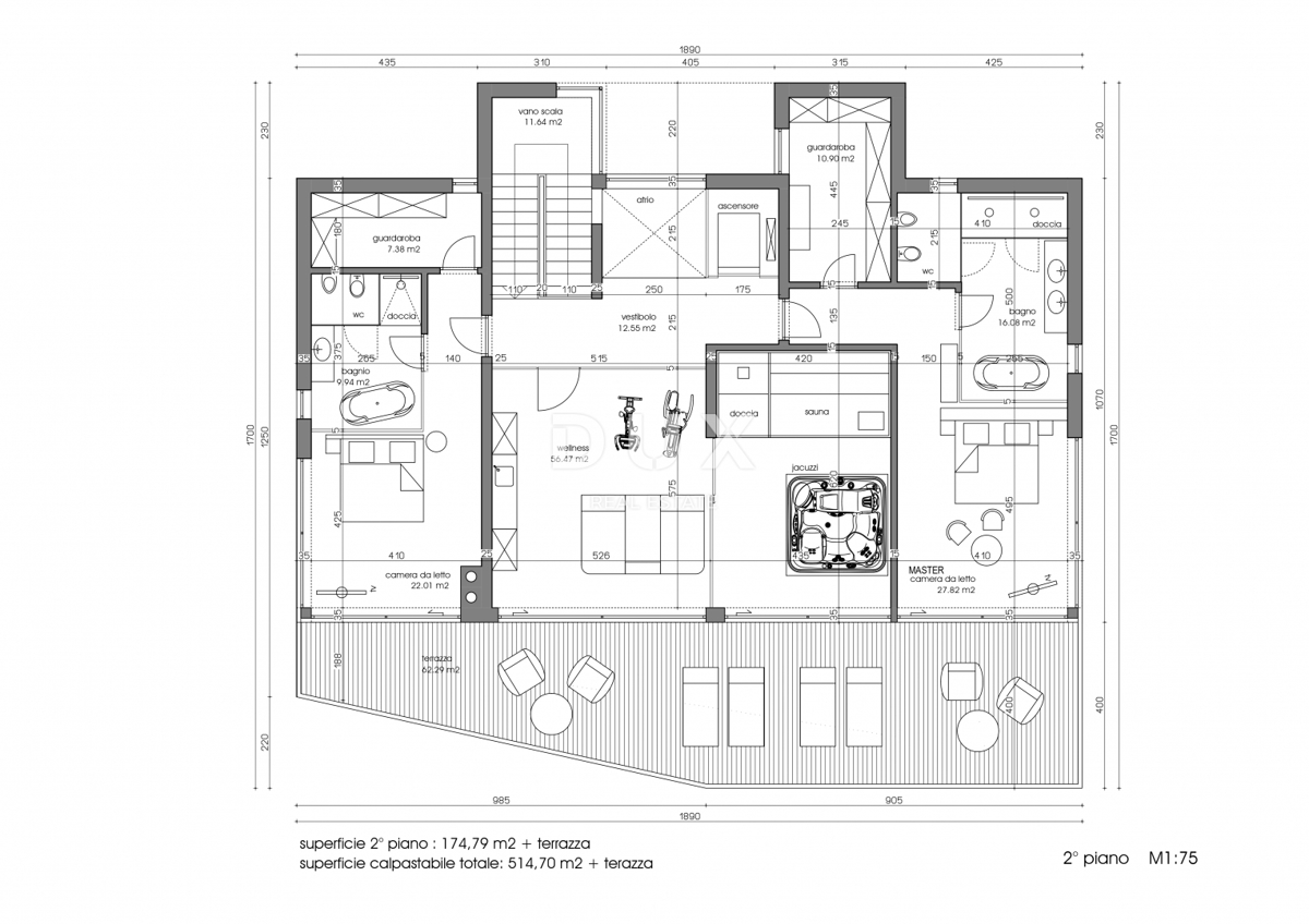 ISTRA, MEDULIN - Gradbeno zemljišče 1. vrsta do morja z izdanim in veljavnim gradbenim dovoljenjem za moderno vilo z bazenom in dvigalom