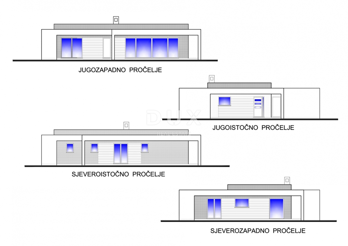 ISTRA, LABIN - Prostorno zemljišče z gradbenim dovoljenjem