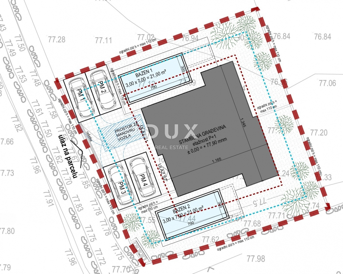 Zemljišče Malinska, Malinska-Dubašnica, 511m2
