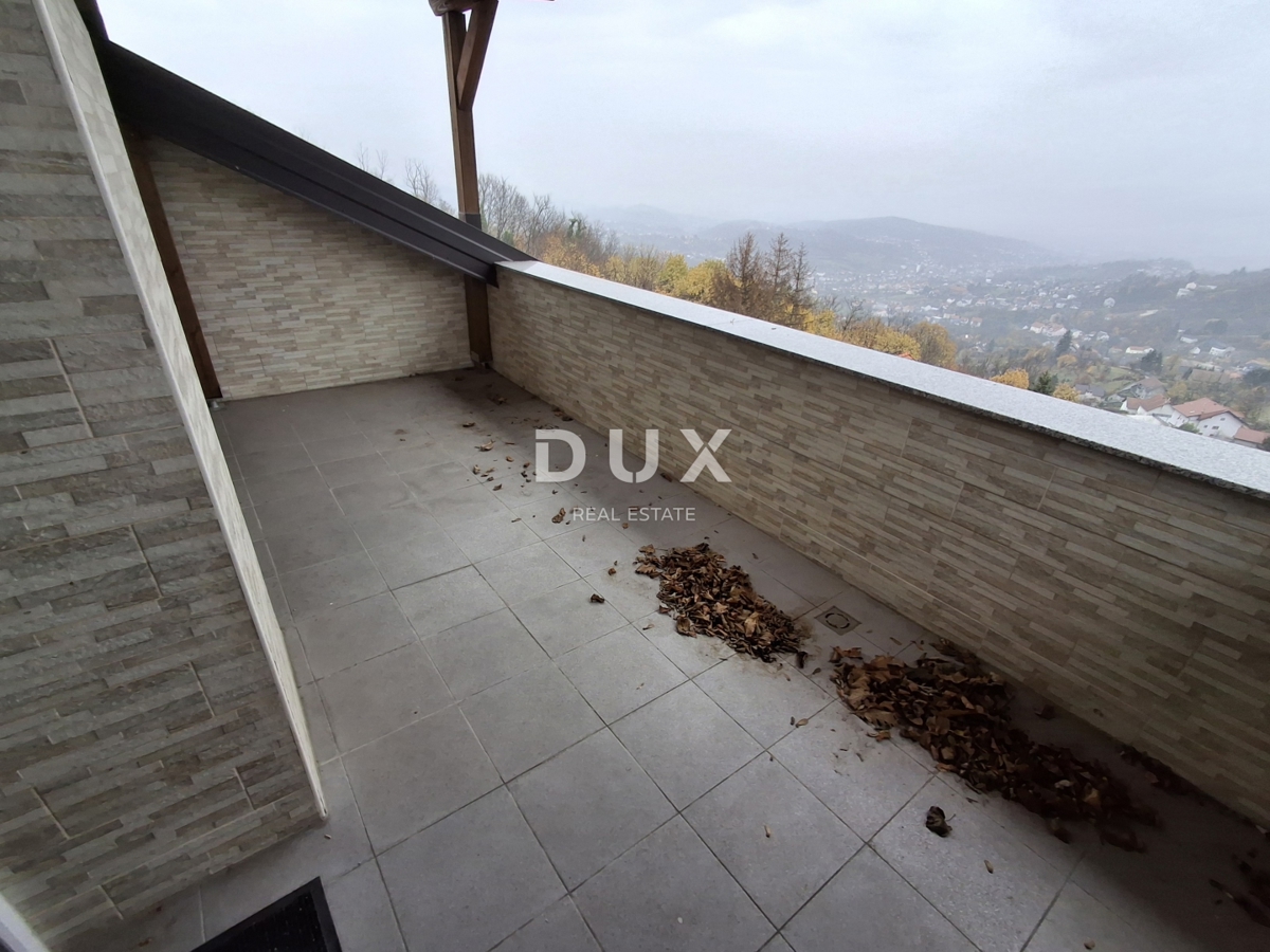 ZAGREB, GORNJE VRAPČE - Družinska hiša s panoramskim pogledom na Zagreb