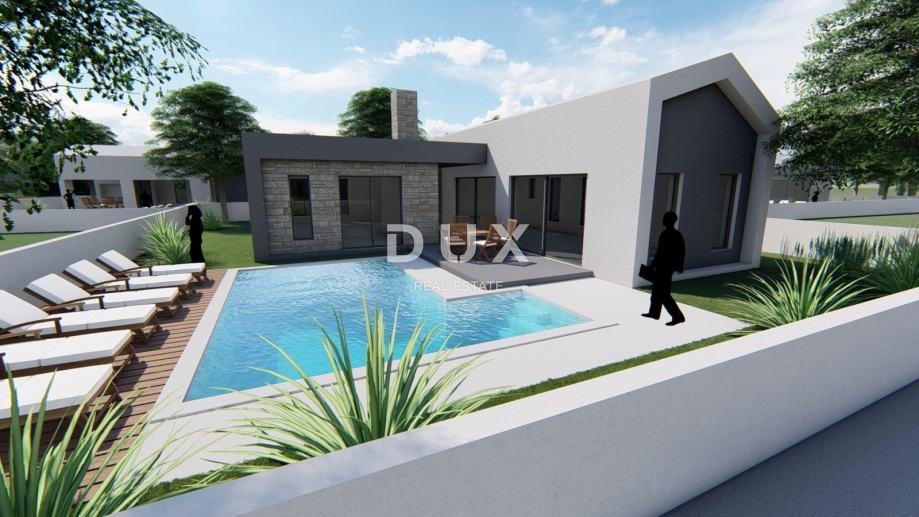 ZADAR, ZEMUNIK G. – Luksuzna moderna vila (B) enonadstropna z bazenom