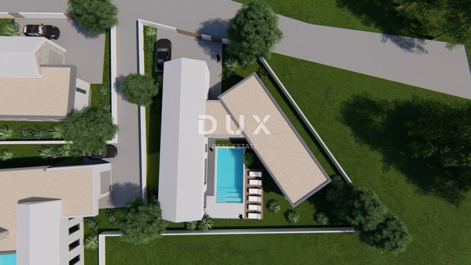 ZADAR, ZEMUNIK G. – Luksuzna moderna vila (B) enonadstropna z bazenom