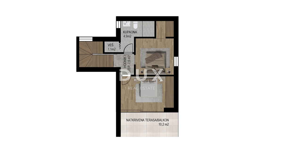 CRIKVENICA - Moderna hiša z bazenom in panoramskim razgledom