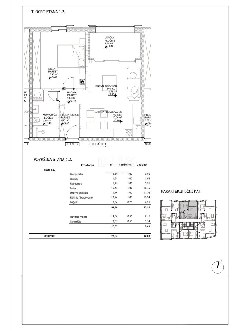 OTOK CRES, MESTO CRES - vrhunska novogradnja na vrhunski lokaciji, v samem središču mesta, 50 m od morja