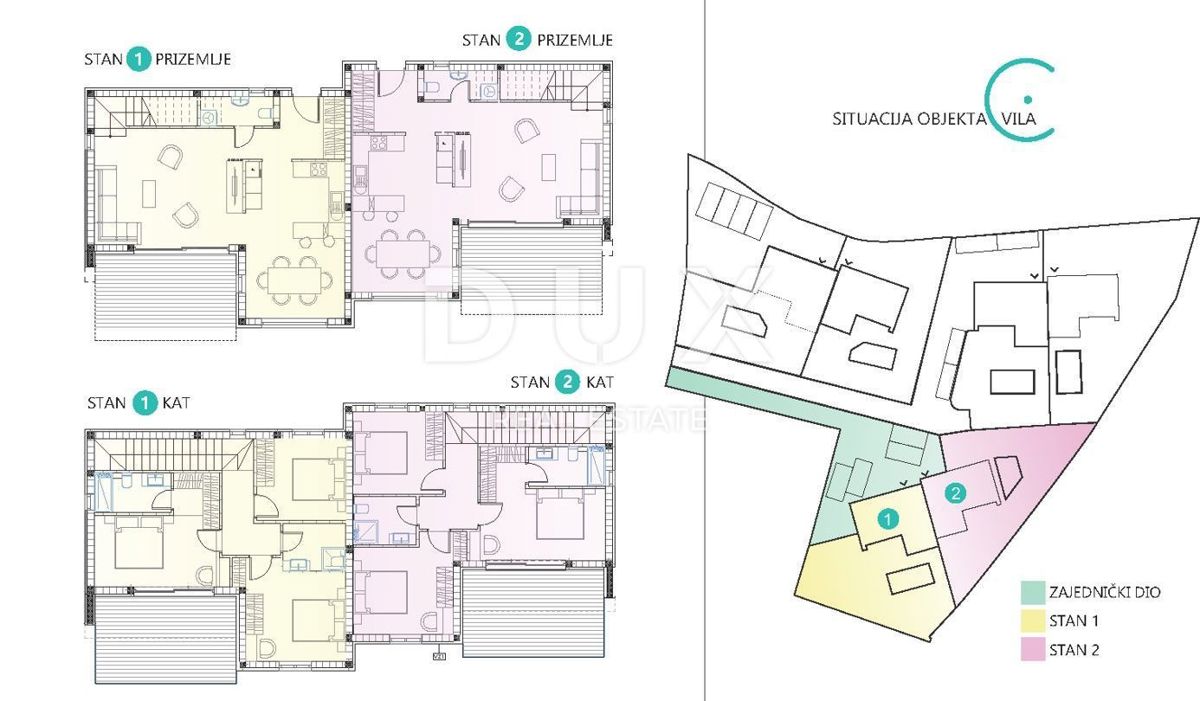 KRALJEVICA - Vila dvojček z bazenom blizu morja!