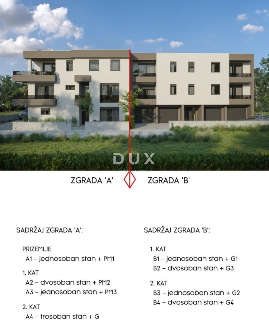 Stanovanje Monvidal, Pula, 54,97m2