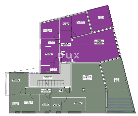 PRIVLAKA, ZADAR - S8 Luksuzna novogradnja v 2. vrsti do morja