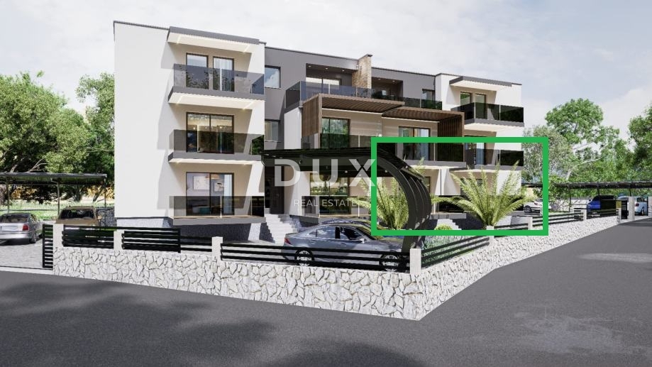 RIJEKA, PEHLIN, PODMURVICE - dvonadstropno stanovanje 101,24 m2 v novogradnji s pogledom na morje, dnevna soba + 2 spalnici. - STANOVANJE 3L