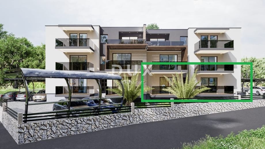 RIJEKA, PEHLIN, PODMURVICE - dvonadstropno stanovanje 101,24 m2 v novogradnji s pogledom na morje, dnevna soba + 2 spalnici. - STANOVANJE 3L