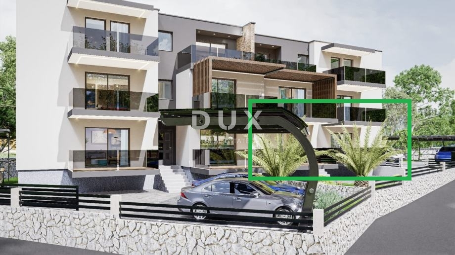 RIJEKA, PEHLIN, PODMURVICE - dvonadstropno stanovanje 101,24 m2 v novogradnji s pogledom na morje, dnevna soba + 2 spalnici. - STANOVANJE 3L