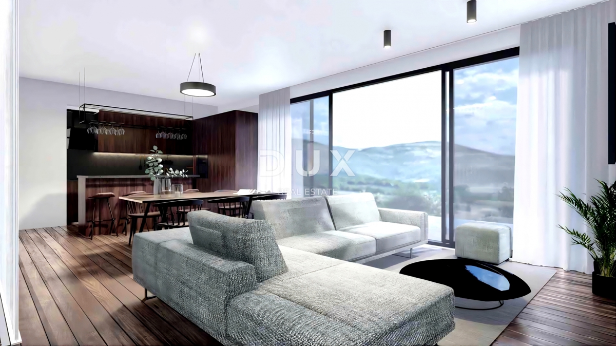 ISTRA, MOTOVUN - Zemljišče z gradbenim dovoljenjem in panoramskim razgledom