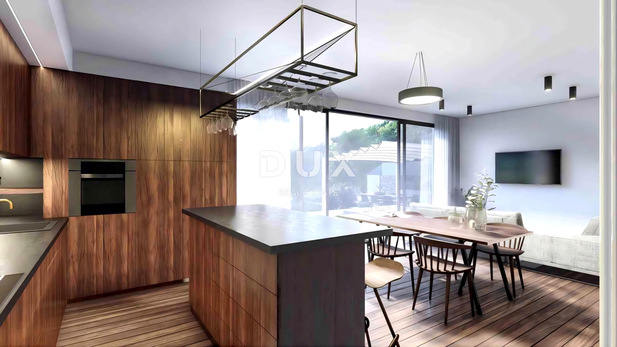 ISTRA, MOTOVUN - Zemljišče z gradbenim dovoljenjem in panoramskim razgledom