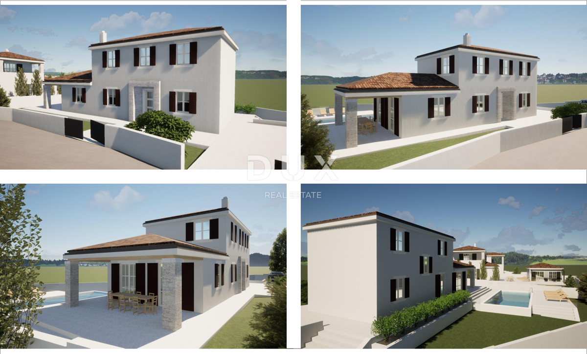 ISTRA, VIŠNJAN - Zemljišče z gradbenim dovoljenjem