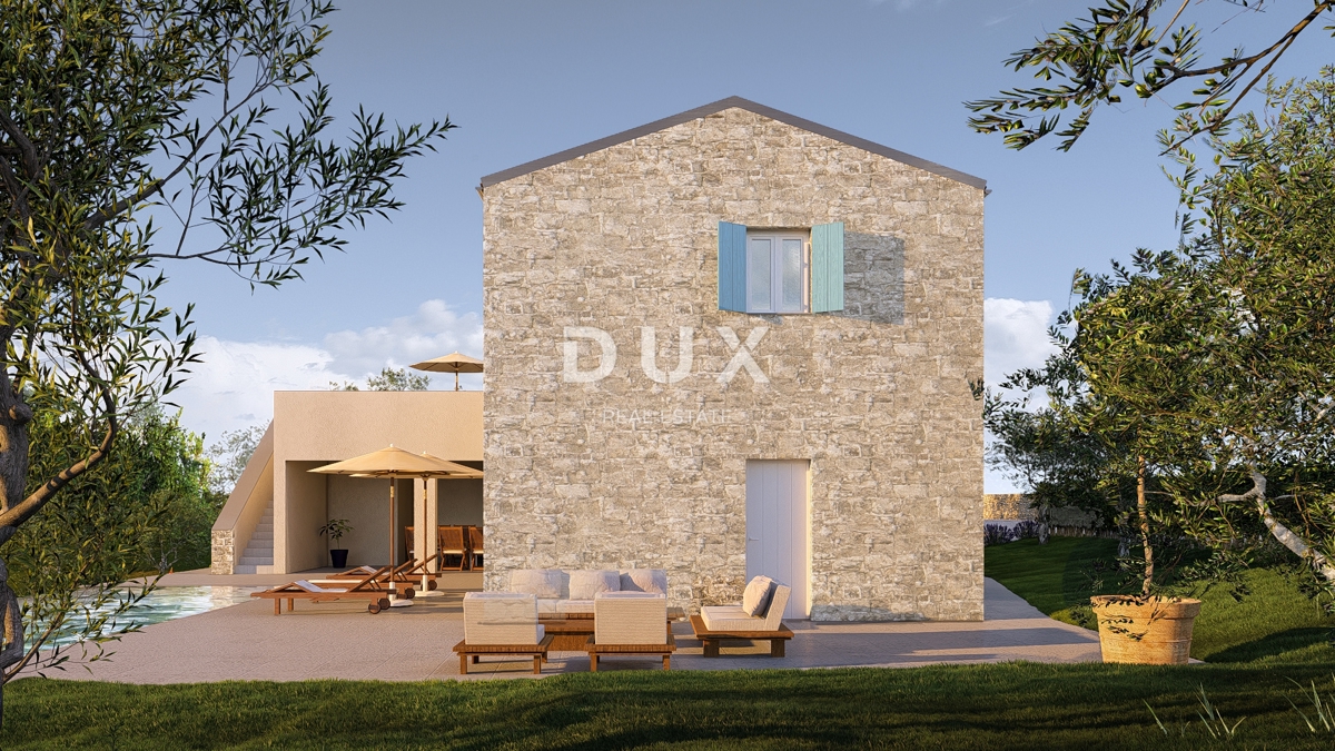 ISTRA, RABAC - Prostorno gradbeno zemljišče z gradbenim dovoljenjem - Pogled na morje!