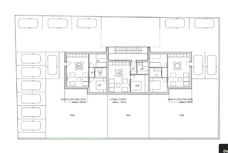 ŠIBENIK, BRODARICA - Prodaja dvosobnega stanovanja v 1. nadstropju S4