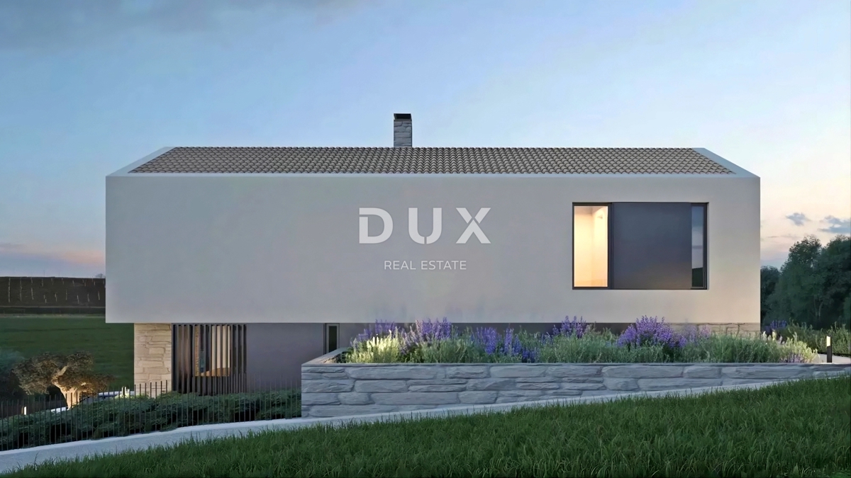 ISTRA, BUJE - Zemljišče z gradbenim dovoljenjem in panoramskim razgledom