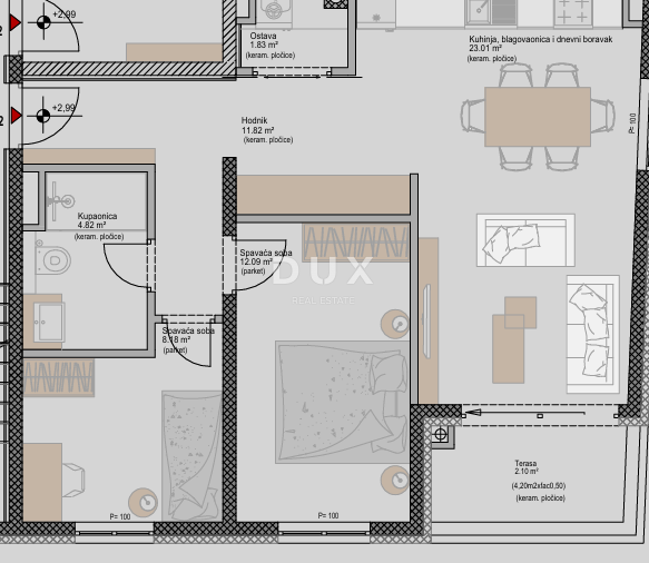 ISTRA, POREČ - Moderno stanovanje z 2 spalnicama + kopalnico v novem projektu, blizu morja, možnost financiranja s kreditom
