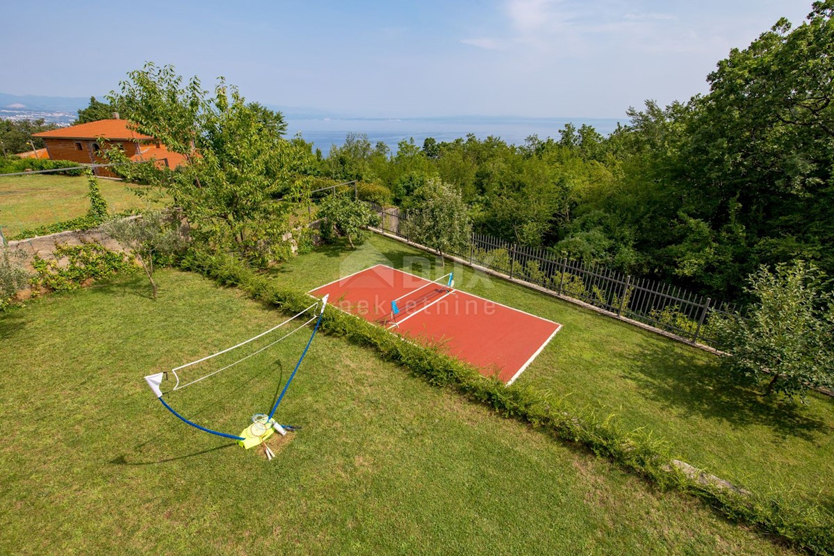 OPATIJA, VEPRINAC - Lepa počitniška hiša s pogledom na Kvarner