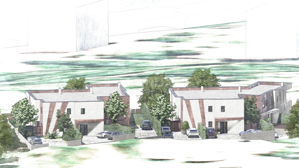 OPATIJA, POBRI - vrstna vila 214m2 s pogledom na morje + urejen vrt 150m2