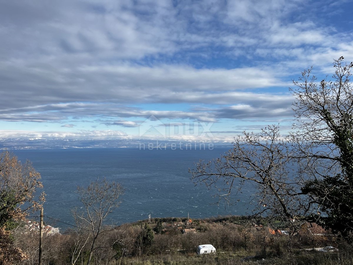 MOŠĆENIČKA DRAGA, MOŠĆENICE - Gradbeno zemljišče s panoramskim pogledom na morje