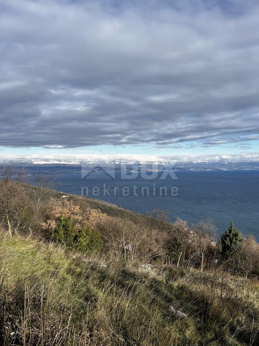 MOŠĆENIČKA DRAGA, MOŠĆENICE - Gradbeno zemljišče s panoramskim pogledom na morje