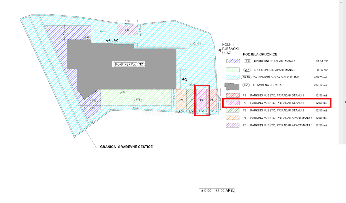 OPATIJA, CENTER - novozgrajeno stanovanje 156,85 m2 s panoramskim pogledom na morje - STANOVANJE 2