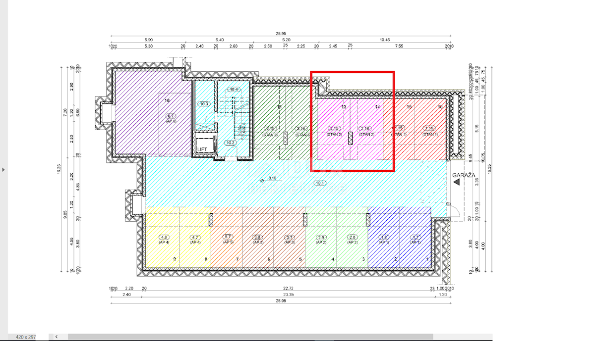 OPATIJA, CENTER - novozgrajeno stanovanje 156,85 m2 s panoramskim pogledom na morje - STANOVANJE 2