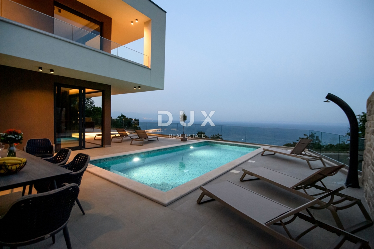 OPATIJA, MEDVEJA - Vila s panoramskim razgledom in bazenom