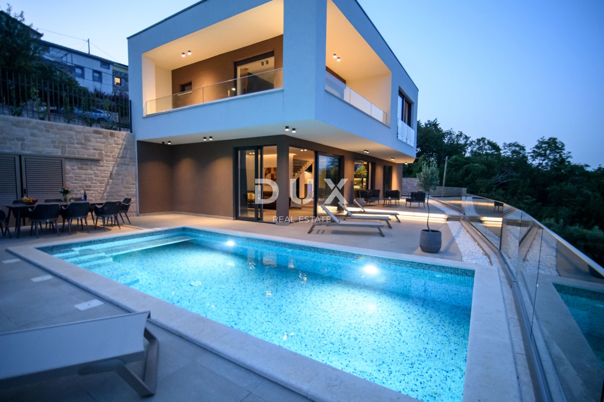 OPATIJA, MEDVEJA - Vila s panoramskim razgledom in bazenom