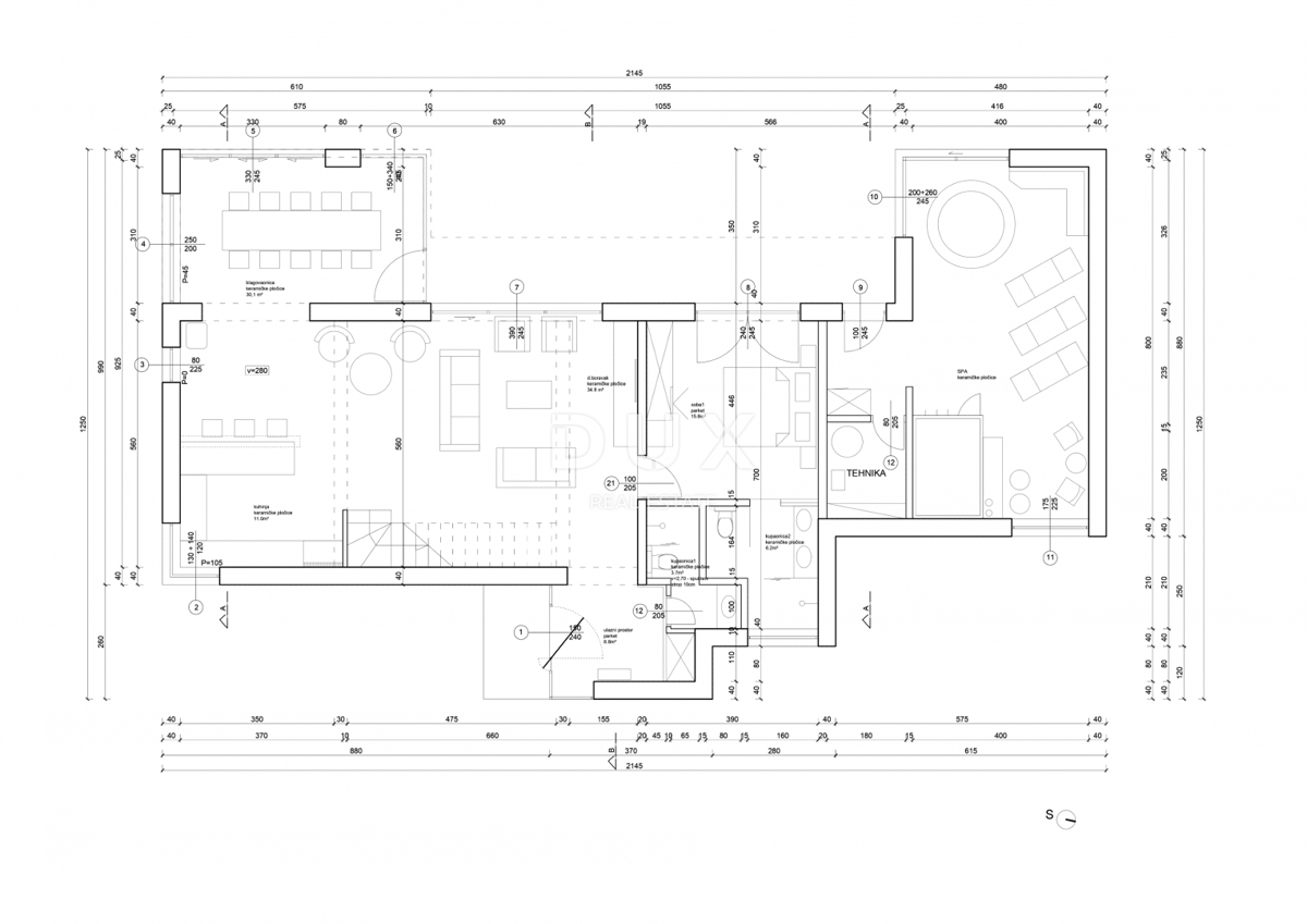ISTRA, MOTOVUN - Impresivna luksuzna vila